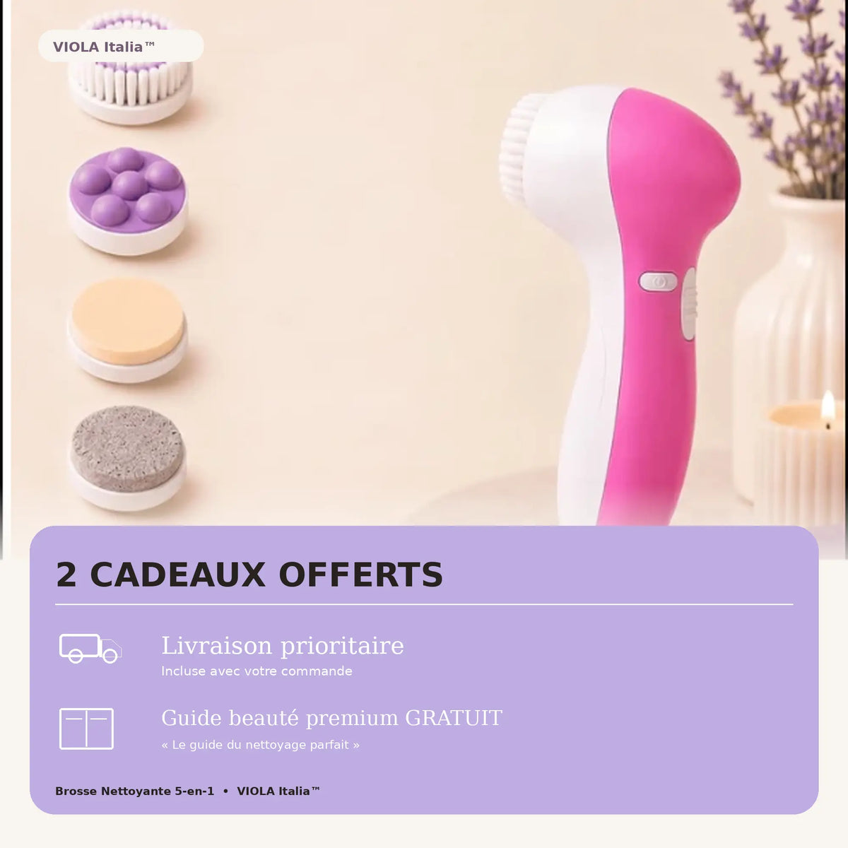 Brosse Nettoyante Visage Rotative 