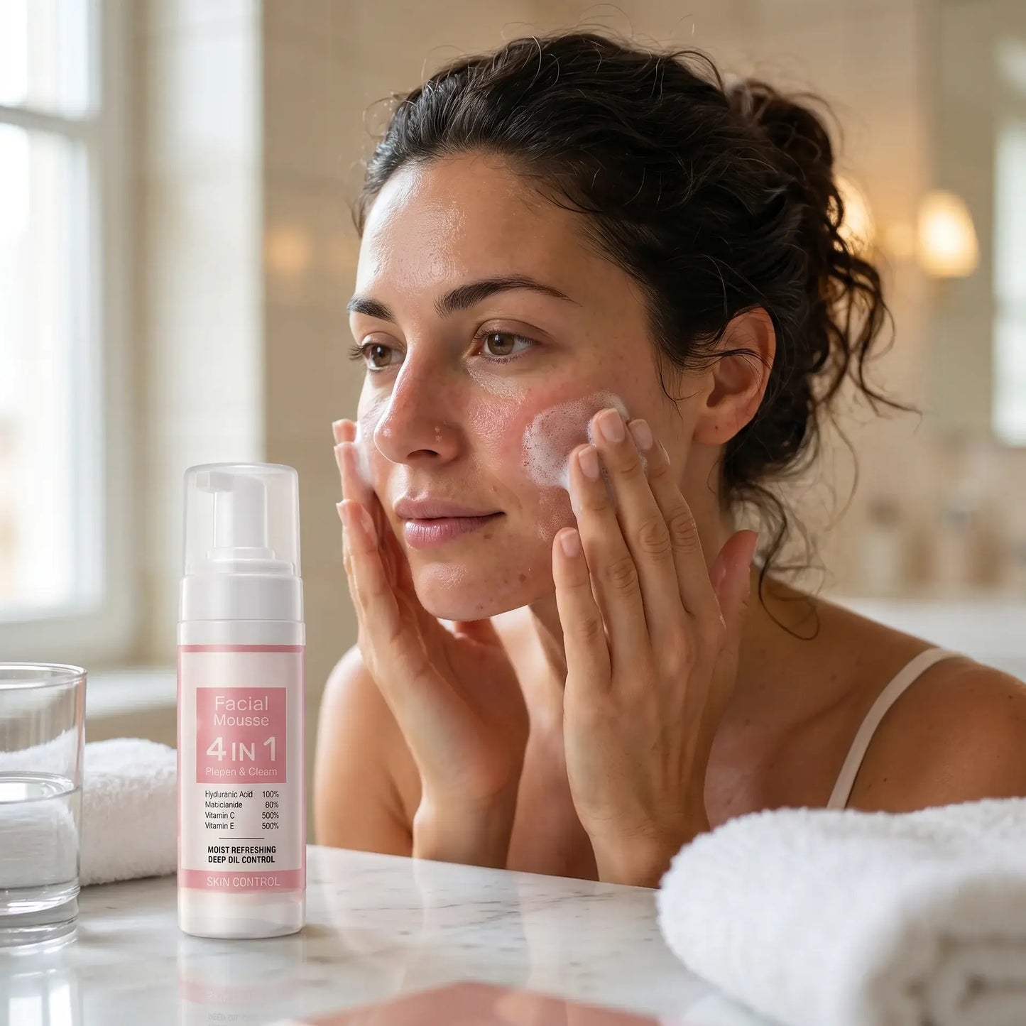 VIOLA™ Mousse Nettoyante Hydratante Visage 4-en-1